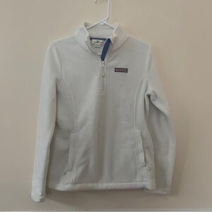 Vineyard Vines White Sherpa Pullover XS